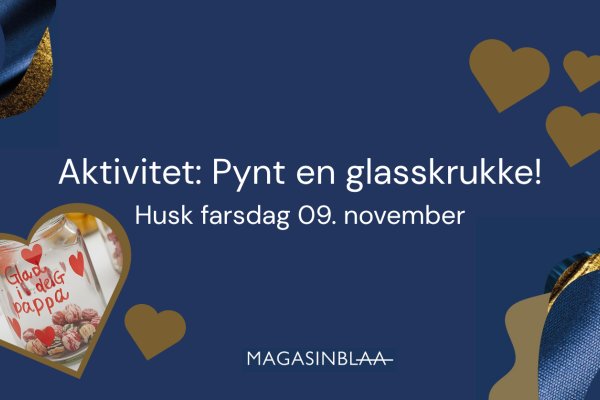 Aktivitet: Pynt en krukke!